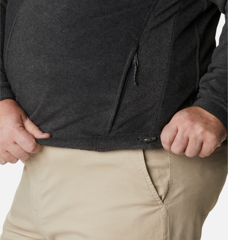 Men's Columbia Steens Mountain 2.0 Full Zip Fleece Jackets Black | Plus Size CA-F41L6